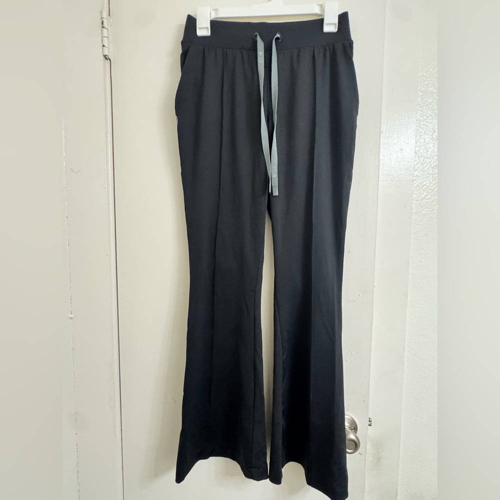 Figs Formx Black Flared Drawstring Pants